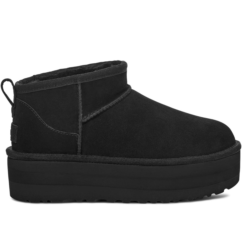 Women's Black Platform UGG Boots